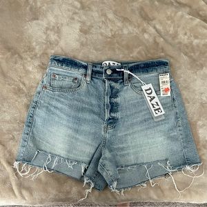 Daze denim high rise vintage short